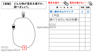 電流を通す物と通さない物