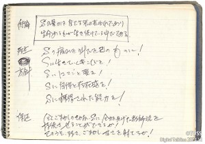 P14-15 井上好文画像3（『Ｓ君の指導記録』ノート）